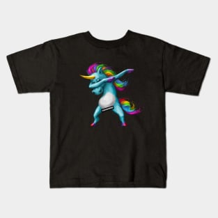 Dabbing Unicorn Kids T-Shirt